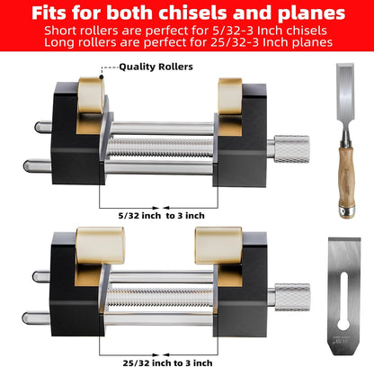 GOINGMAKE Honing Guide System Chisel Sharpening Kit for Woodworking Chisels and Planes 5/32" to 3" Chisel Sharpener Sharpening Holder Guide with Sharpening Angle Fixture, Angle Gauge and Storage Case