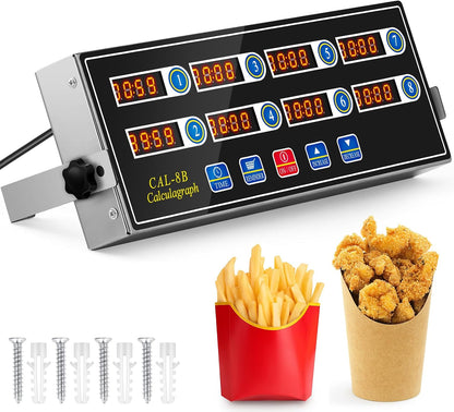 Relaxweex Commercial Digital Kitchen Timer for Cooking, 8 Channel