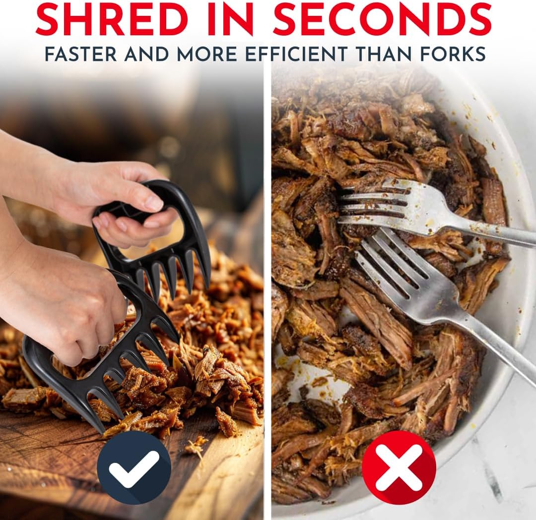 Meat Shredder Claws – Bear Claws Meat Shredder, Dishwasher Safe BBQ Tool