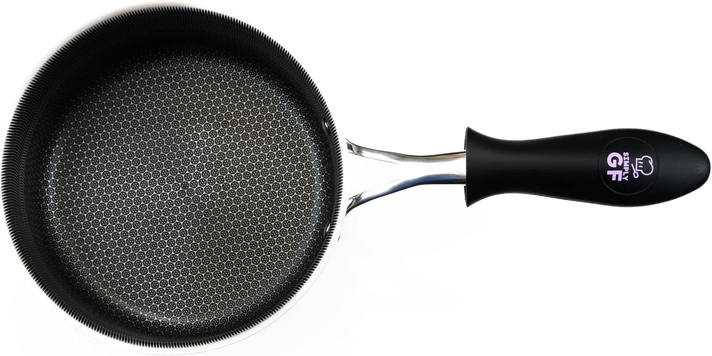 Silicone Pot Handle Covers: Non Slip, BPA Free & Heat Resistant Cast Iron Skillet Handle Covers - Silicone Pan Handles Sleeve, Clearly Labeled Gluten-Free, 4 Pack