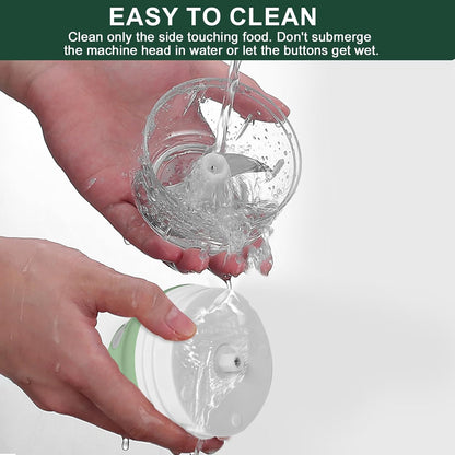 Electric Mini Garlic Mincer, 100ML USB Vegetable Onion Chopper