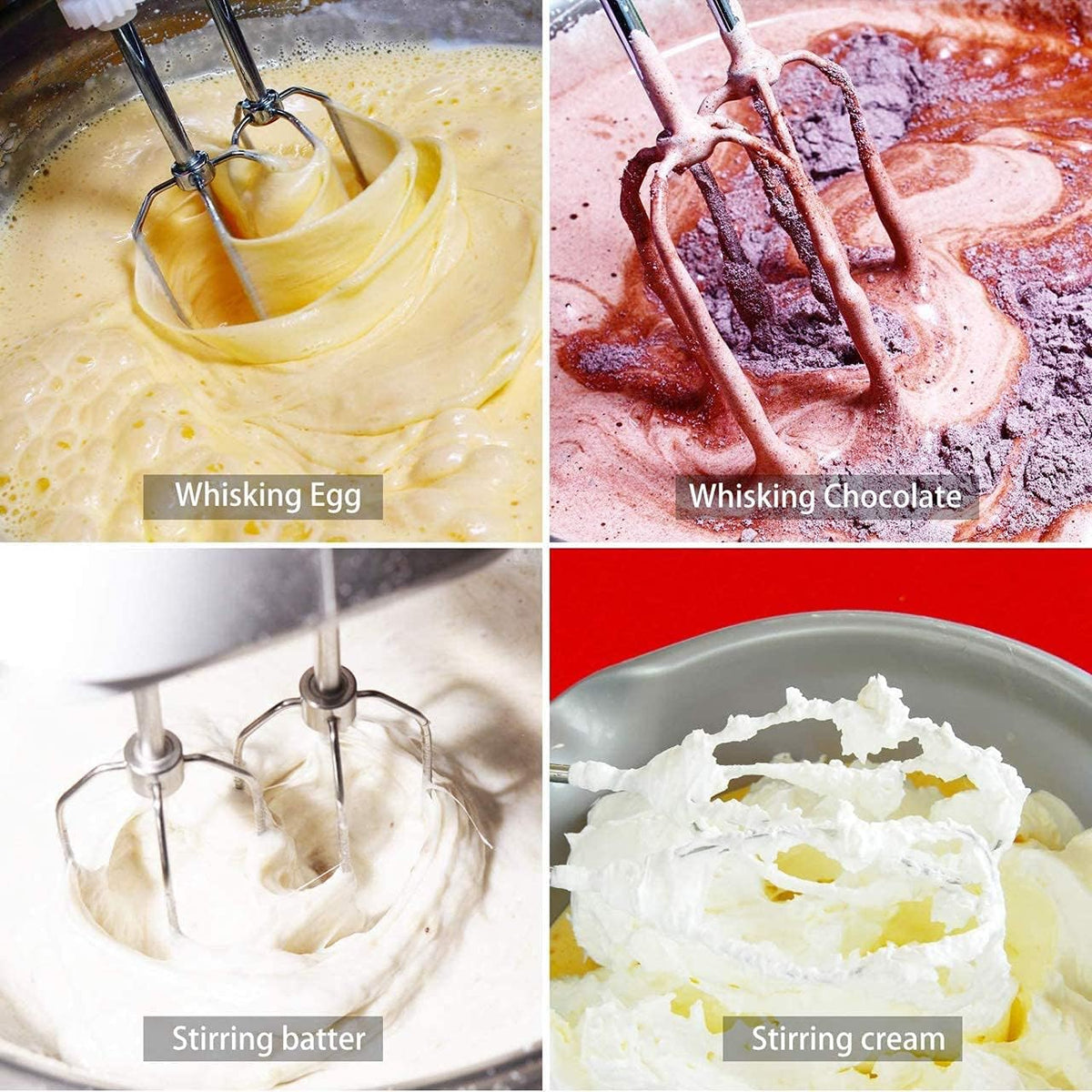 Hand Mixer Beaters Attachments for KitchenAid, KHM2B, Stainless Steel