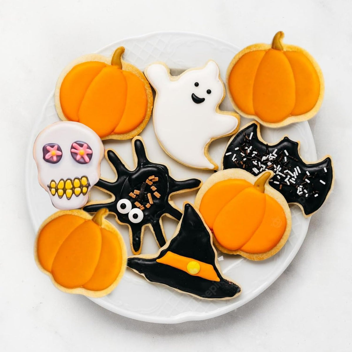 JOB JOL Halloween Cookie Cutters 8 PCS, 3'' to 3.6''