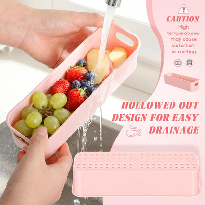 LemonRoad 2 Pack Divided Serving Tray with Lid and Handle 4 Compartment Snackle Box Charcuterie Board Container, Portable Organizer for Veggies, Fruit, Candy for Picnic, Party Travel (Pink)