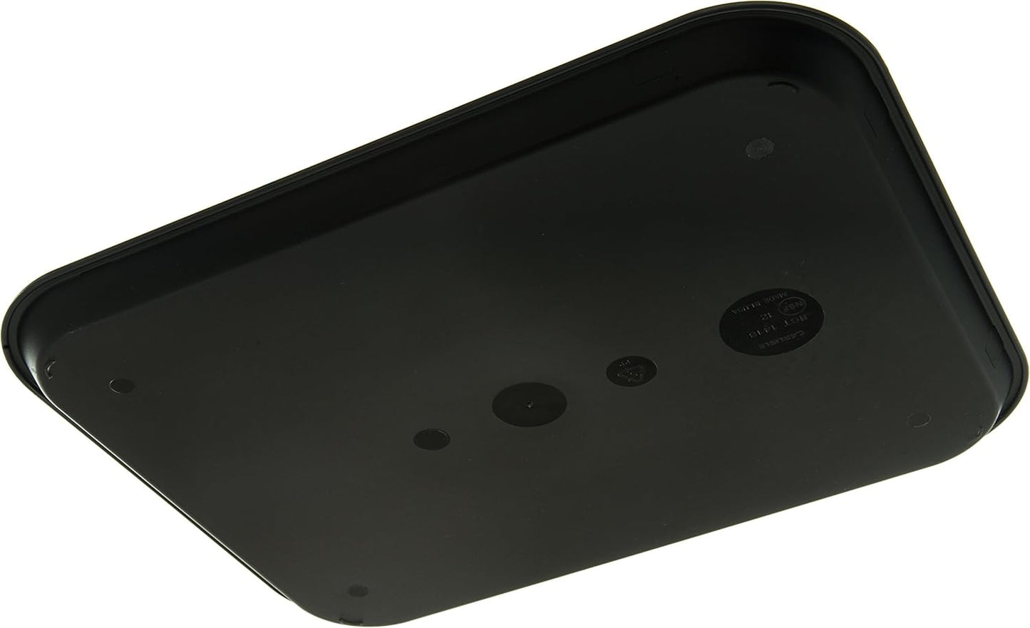 Carlisle FoodService Products Café Cafeteria Tray, Fast Food Tray for Restaurant or Commercial Use, 14" x 18", 1 Count, Black