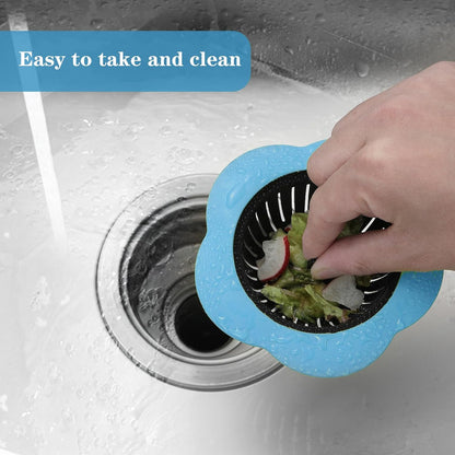 Kitchen Sink Strainer, Upgraded Silicone Sink Drain Strainer