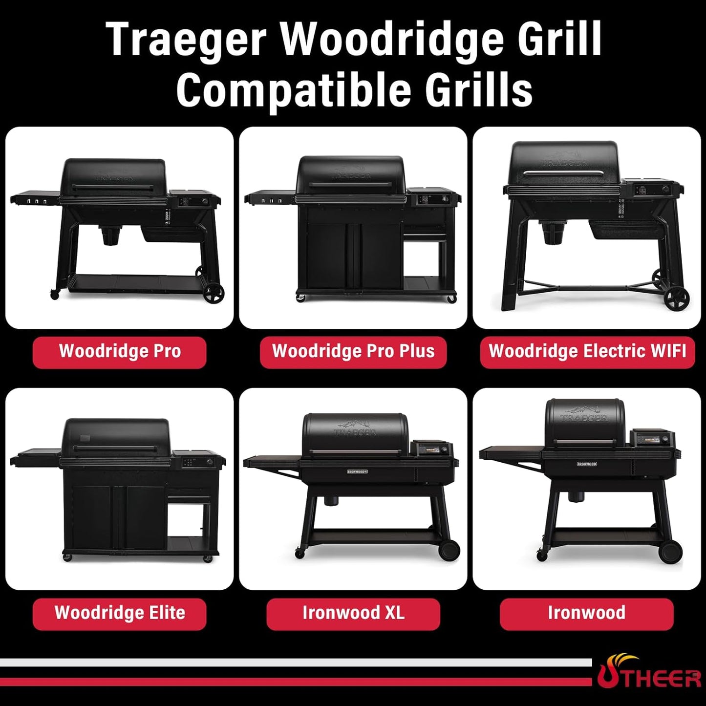 Upgraded Grill Table for Weber Kettle 22"/18"/26", Master Touch 22", Smokey Mountain, Recteq Pellet Grill RT-B380, Prep Station with Cutting Board, Basin, 4 Hooks, Shelf for Weber Kettle Accessories