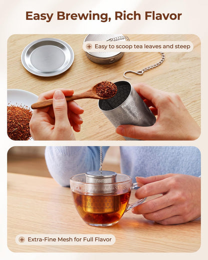 Mini Snowflake Stainless Steel Tea Infuser for Loose Leaf Tea Ball