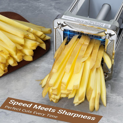Sopito Professional Electric French Fry Cutter for Potatoes, 1/4-3/8-1/2