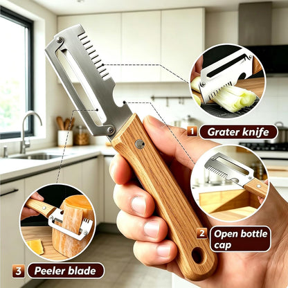 Vegetable Peeler, Multifunctional Vegetable Peeler, Stainless Steel Peeler, Peelers for Kitchen (Color-2PCS)