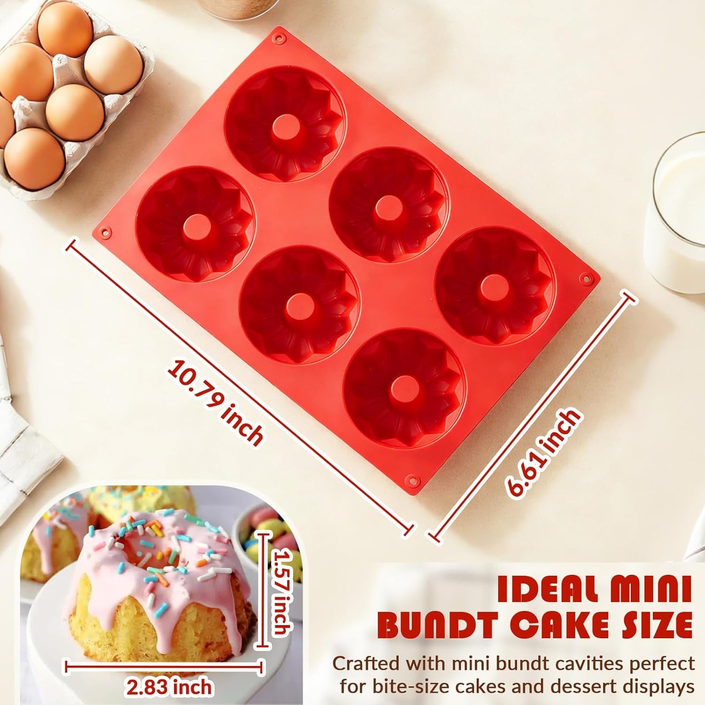 HKNMTT Silicone Muffin Pan for Baking, Cupcake Egg bites Brownie Mold 12 Cup Regular Size, Oven Safe BPA Free kitchen Appliances
