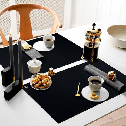 Super Kitchen Extra Large Multipurpose Silicone Nonstick Baking Mat, Pastry Mat, Heat Resistant Nonskid Table Mat, Countertop Protector, 23.4'' By 15.6''(Cool Gray)