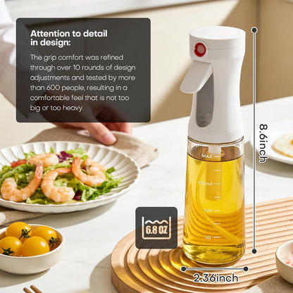 Olive Oil Sprayer for Cooking,Glass Oil Mister Spray Bottle,1g Per Press