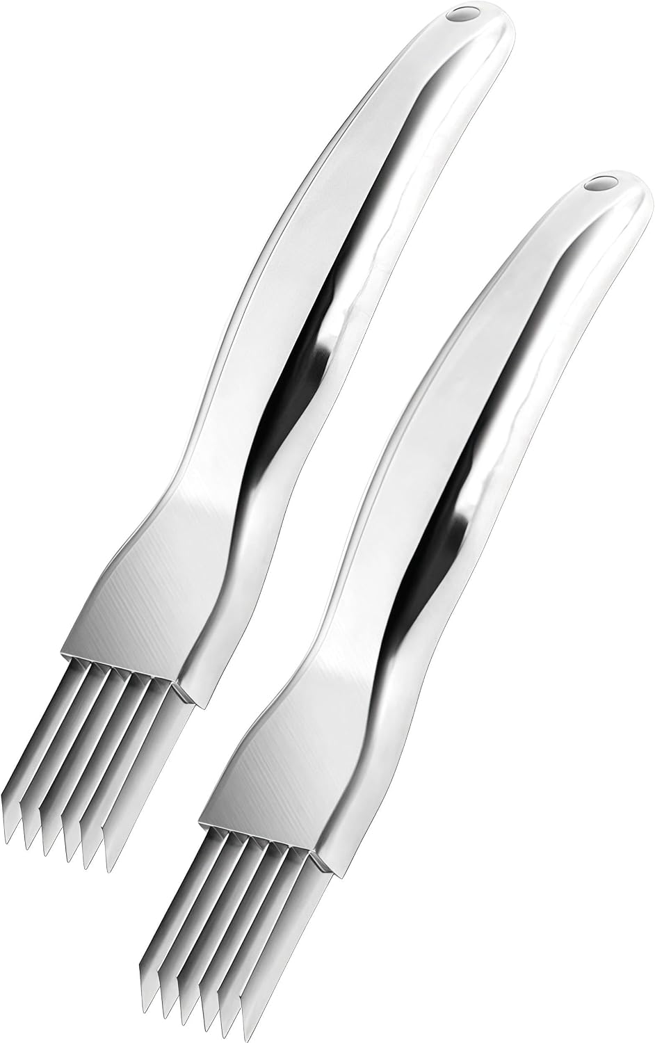 Shred Silk The Knife - Chopped Green Onion Knife - Kitchen Vegetable Cutter Sharp Scallion Shredding Cutter Shred Slicer Household Multifunctional Food Slicer Home Kitchen Gadget (1, Gold)