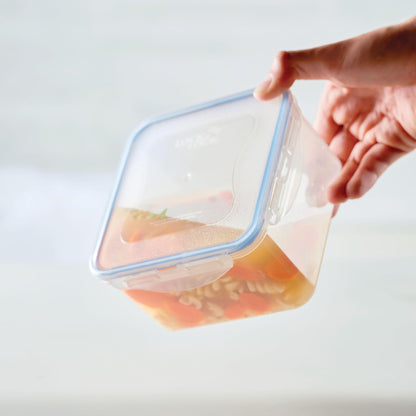 Lock & Lock HPL817S12 Easy Essentials Storage Set/Food Containers Airtight Bins/BPA-Free/Dishwasher Safe, 24 Piece - Clear