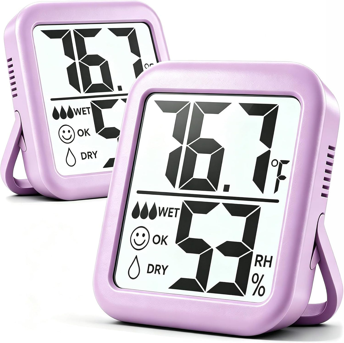 Antonki 2 Pack Room Thermometer Indoor Hygrometer