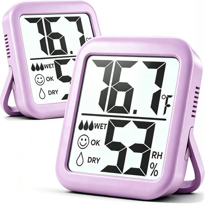 Antonki 2 Pack Room Thermometer Indoor Hygrometer