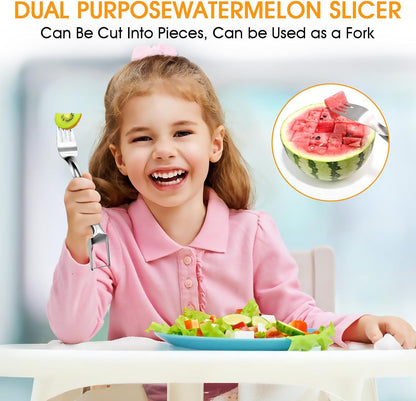 Watermelon Slicer, 2-in-1 Slicer & Fork, 1-Pack
