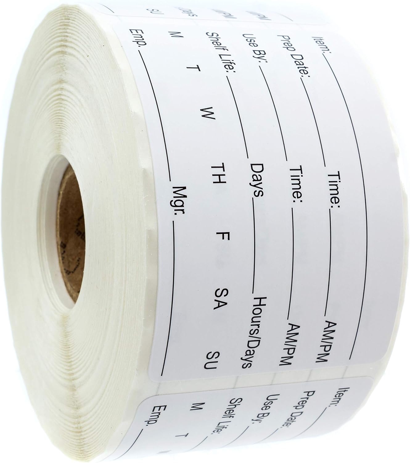 Restaurant Quality Shelf Life Labels / 500 Meal Prep Stickers/Use by Removable Labels / 2" x 3" Food Organization Sticker/Made in The USA