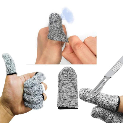 14Pcs Anti-Cut Finger Heavy Reusable Safety Protector Covers for Work -