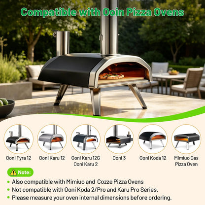 Cordierite Pizza Stone for Oven & Grill, 15 x 12 Inch Rectangular