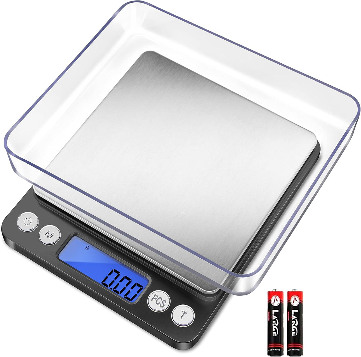 Fuzion Digital Gram Scale .01 Gram Accuracy, 500g Small Jewelry Scale
