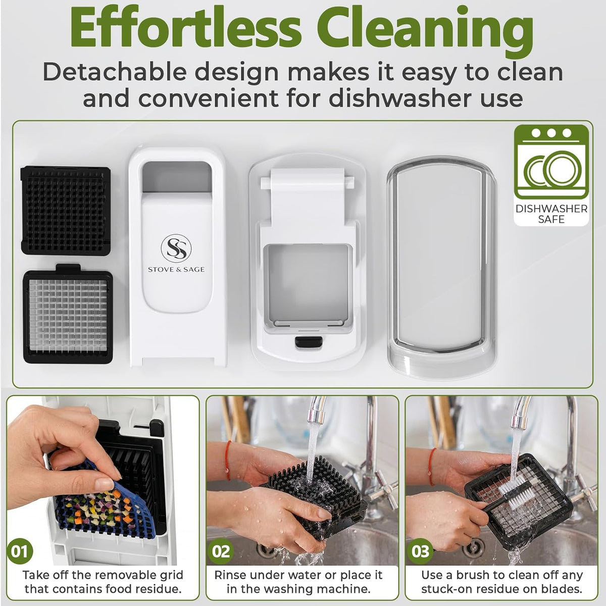 Multifunctional Vegetable Chopper & Mandoline Slicer, Veggie Chopper