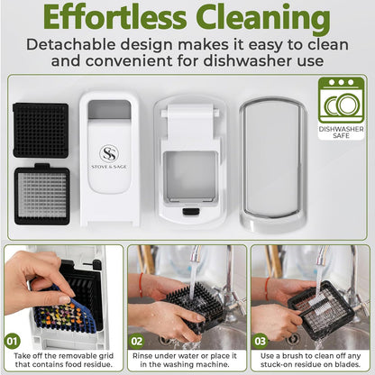 Multifunctional Vegetable Chopper & Mandoline Slicer, Veggie Chopper