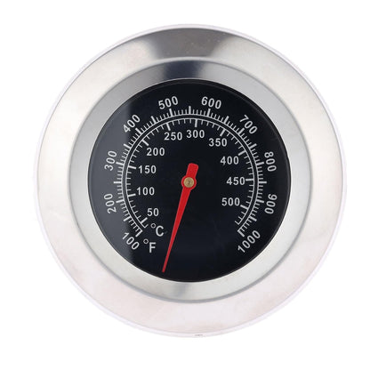 3" Face 1000F Charcoal BBQ Thermometer,1PC Barbecue Temperature Gauge