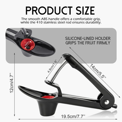 BlingKingdom Stainless Steel Cherry Corer Pitter Sturdy Stone Remover Tool