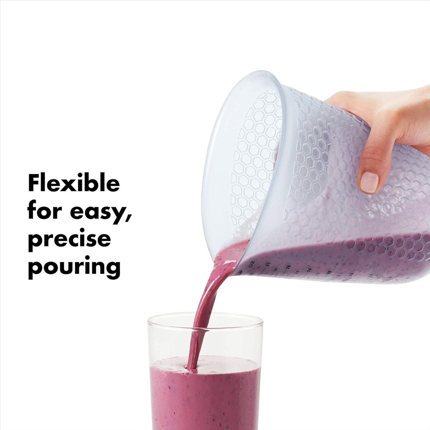 OXO Good Grips 3 Piece Squeeze & Pour Silicone Measuring Cup Set