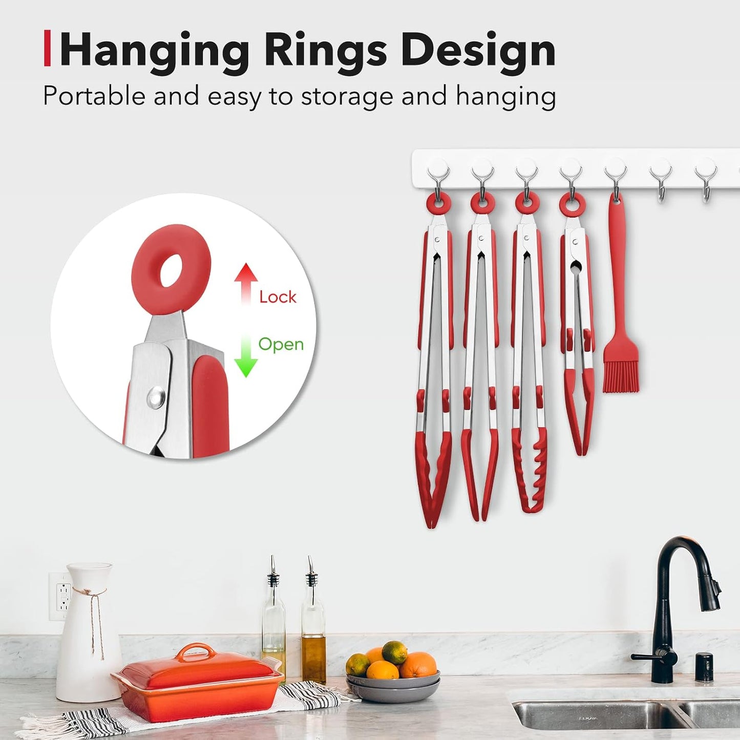 3 Pack Silicone Tongs for Cooking,Maywe Tanso 9 Inch Cooking Kitchen Tongs with Silicone Tips,Nonstick Stainless Steel Tongs for Steak Pie Pizza Pasta Spaghetti Salad BBQ Buffet