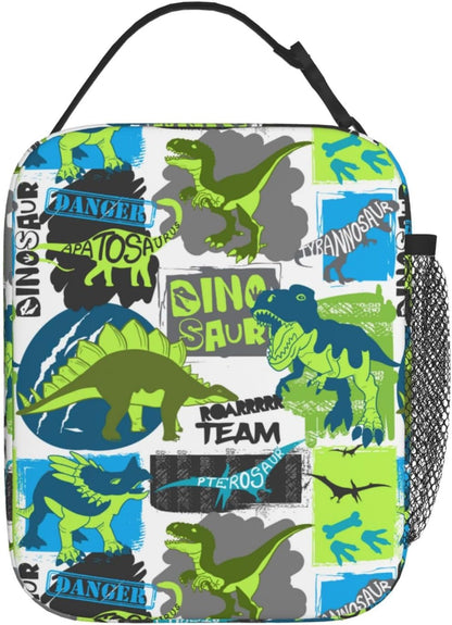 Black Cat Reusable Lunch Box Food Bag Insulated Lunch Bag for Teenage Boys Girls School Beach