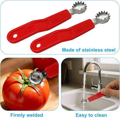 5 Pcs Tomato Stem Corer, Strawberry Huller