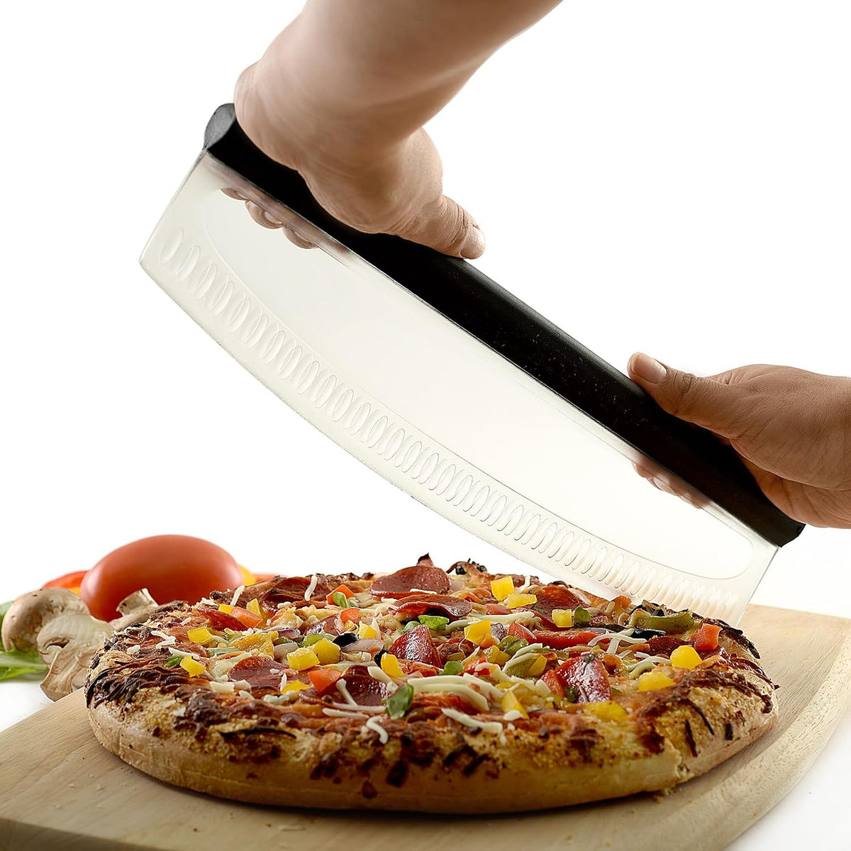 Norpro 5690 Grip-EZ Pizza/Dessert Slicer with Scallops
