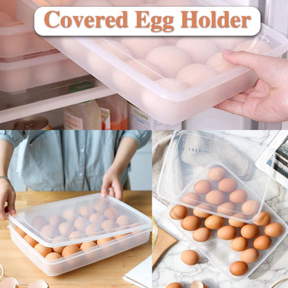 Anyumocz 72 Eggs Holder,3-Layer Deviled Egg Tray with Lid,Egg Containers for Deviled Egg,Egg Carrier Box Dispenser Container with Handle for Refrigerator