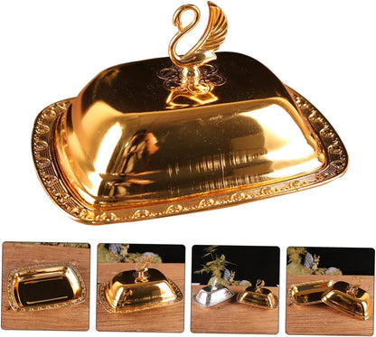 Snack Tray Box Butter Lid Relish Tray Dessert Plate European Style Serving