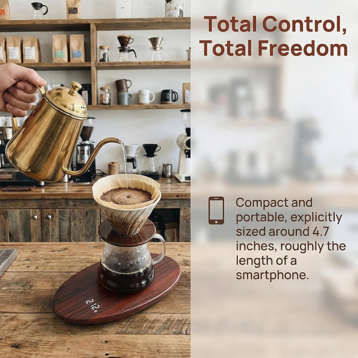 0.1g Rechargeable Portable Tea Scale - Coffee & Loose Leaf