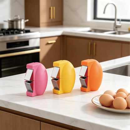 3PCS Egg Shell Opener, Stainless Steel Egg Cracker Tools for Raw Eggs, Egg Peeler Quickly Cutting Off Eggs for Home Kitchen Use