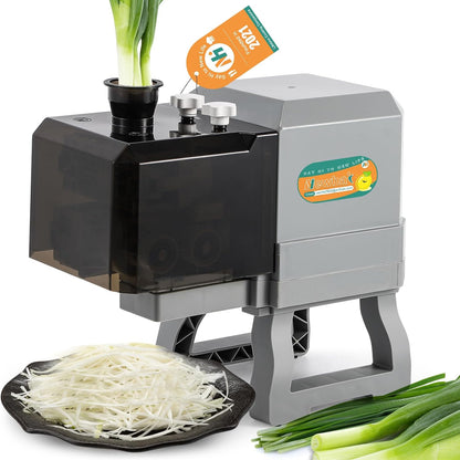 Newhai Electric Scallion Shredder, 3mm Detachable Blade, Compact Design