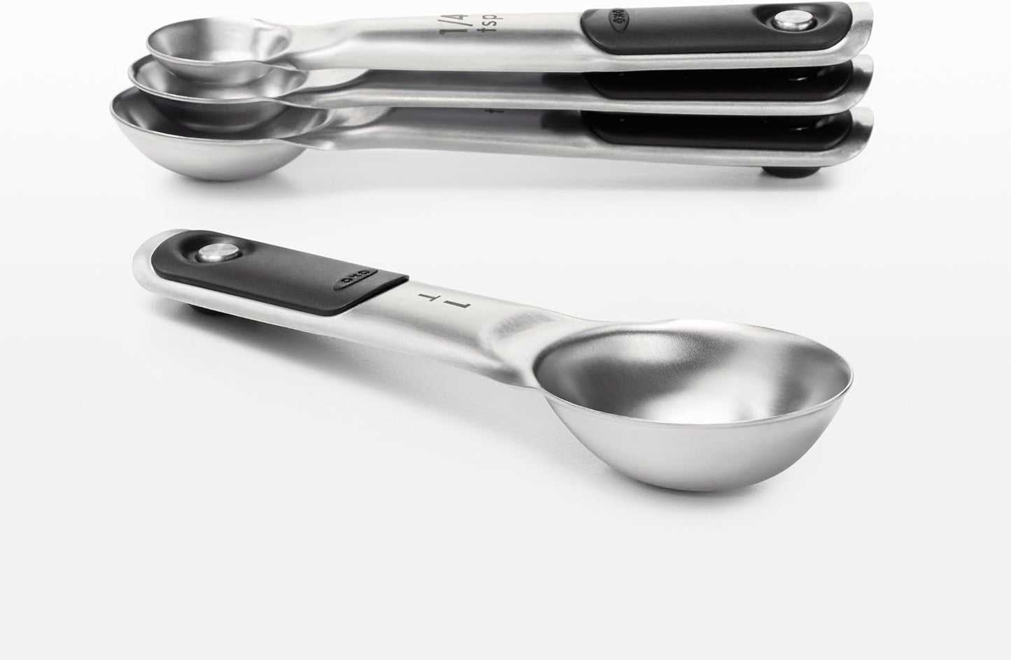 OXO Good Grips 4 Piece Stainless Steel Measuring Cups with Magnetic Snaps