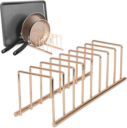 Spectrum Euro Kitchen Organizer for Cooking and Bakeware, Satin Nickel