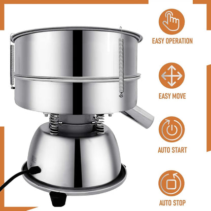 Sidasu Automatic Vibrating Sieve Shaker–40&60 Mesh Flour Sifter