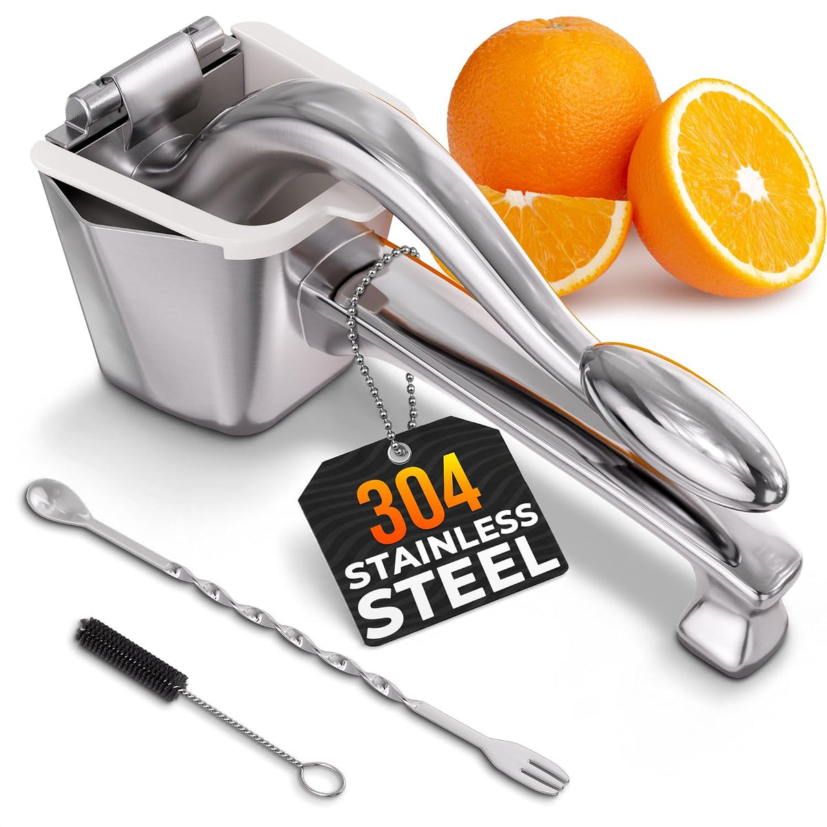 NADOBA Lemon Squeezer and Lime Squeezer, Max Extraction Citrus Hand Juicer