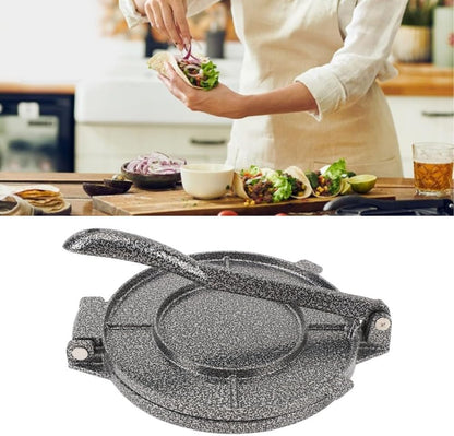 Tortilla Press Maker, 6.3 Inch Aluminum Alloy, Matte Black
