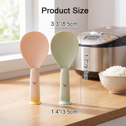 Rice Scooper - Mabor 2 Pcs Standing Non Stick Heat Resistant