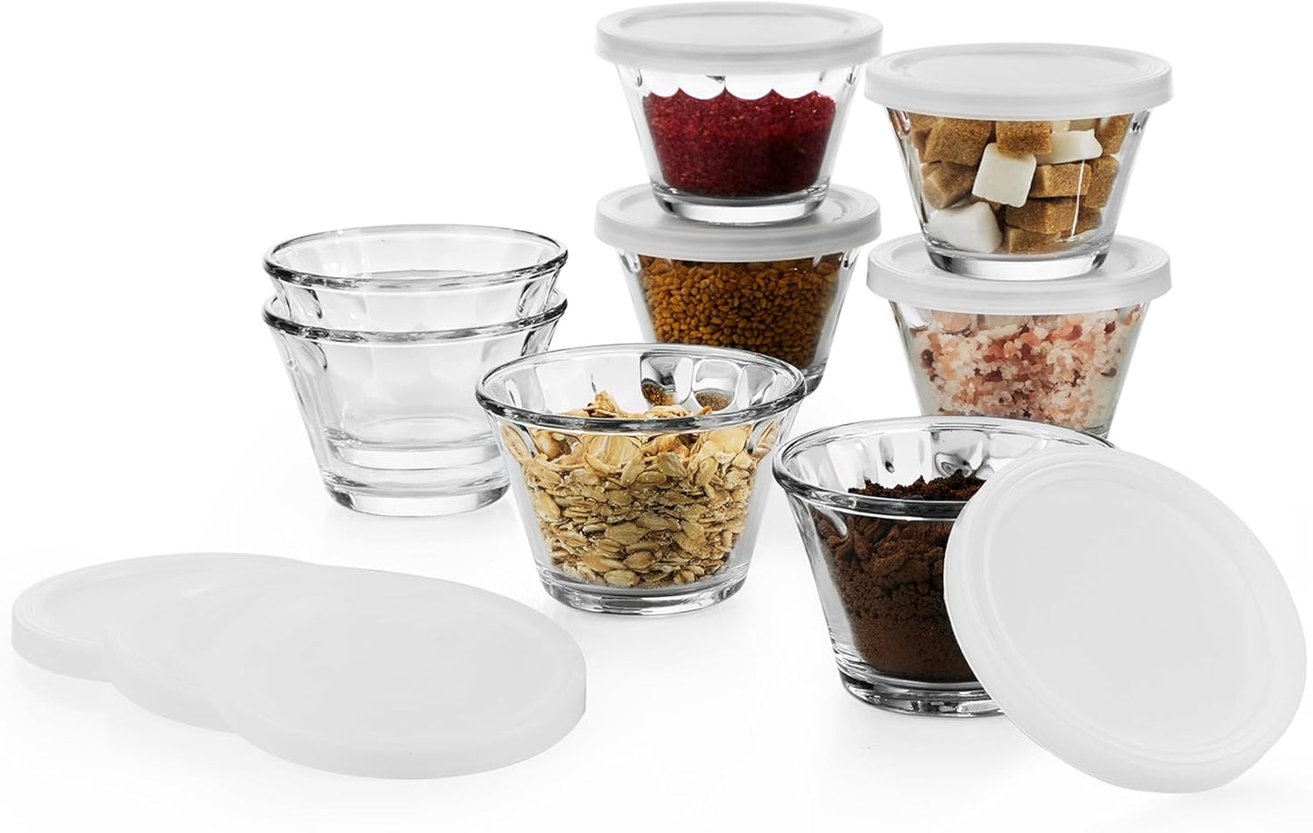 Libbey Baker's Basics 3-Piece Glass Mixing Bowls Set - Clear Bowls for Baking, Prep, Serving & Storage - Microwave, Oven, Freezer and Dishwasher Safe