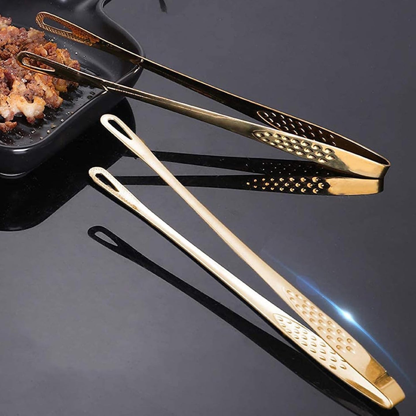 Chef Tweezers - Multipurpose Culinary Plating Tweezers, Stainless Kitchen Precision Tongs | Anti Rust Food Handling Tool, Cooking Garnish Placement Accessory, Barbecue Serving Control Tongs