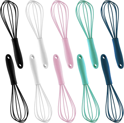 Silicone Whisk Colorful Kitchen Mini Silicone Whisks