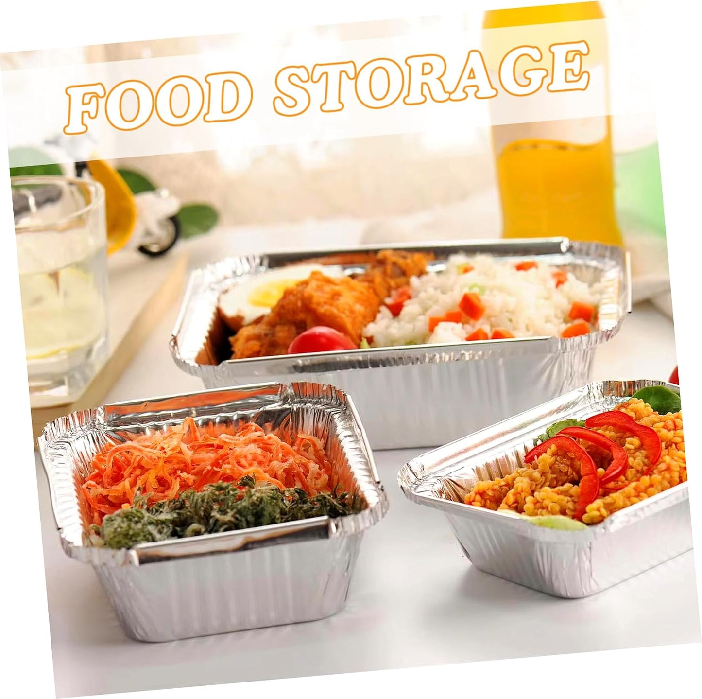 PRETYZOOM 30pcs Aluminium Foil Barbecue Food Containers for Cooking Baking and Meal Prep Versatile Disposable Pans for Grilling Picnics and Parties Capacity